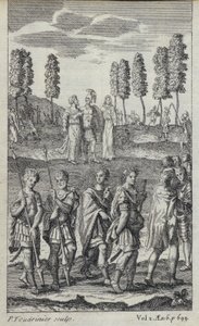 Ilustración para la traducción de la Eneida de Virgilio por John Dryden de European School
