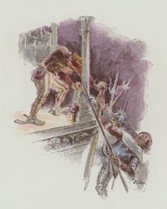 Ilustración para Notre-Dame de París de Victor Hugo