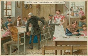 En una cantina de European School