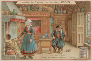 Dentro de una Casa Campesina en Francia de European School