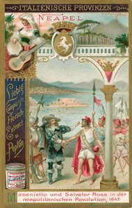 Provincias italianas, tarjeta Liebig, principios del siglo XX (cromo) de European School