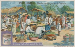 Mercado de Verduras en Yakarta de European School