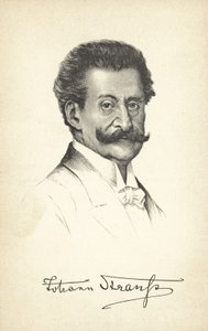 Johann Strauss el Joven (litografía) de European School