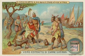 El rey Arturo recibe tributo en Irlanda de European School