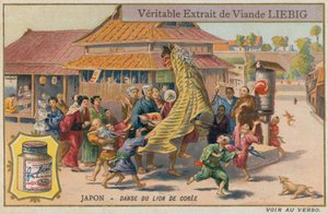 Danza del león coreano en Japón de European School