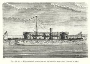 El Miantonomoah, monitor de mar de la marina americana, construido en 1865 de European School