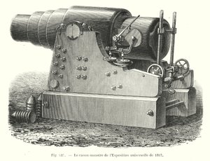 El cañón monstruo de la Exposición Universal de 1867 de European School