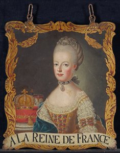 Signo de María Antonieta, después de 1774 de European School
