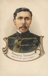 Marqués Yamagata, Jefe del Consejo de Guerra (litografía en color) de European School