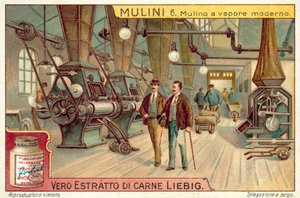Moderno molino a vapor