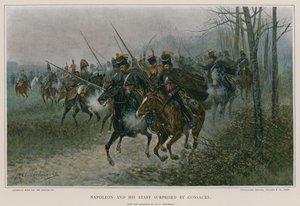 Napoleón y su estado mayor sorprendidos por cosacos de European School