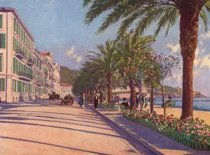 Niza, Promenade du Midi al este (litografía en color) de European School
