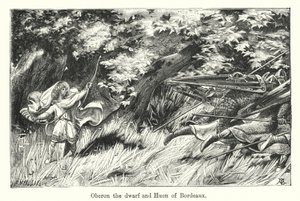 Oberón el enano y Huon de Burdeos