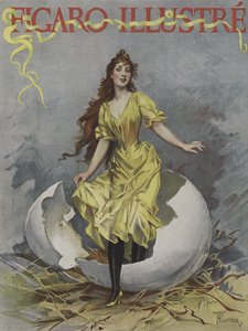 Huevo de Pascua. Portada de Le Figaro Illustre, abril de 1893 de European School