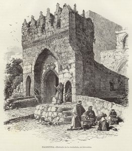 Palestina, Entrada de la ciudadela, en Jerusalén de European School