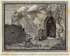 Sepulcro de Neby-Yunas en el Meshad, santuario musulmán dedicado al profeta Jonás