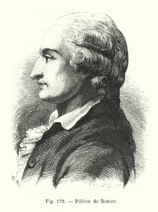 Pilatre de Rozier (grabado) de European School
