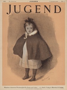 Retrato de una niña con capa de European School