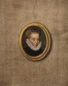 Retrato de una joven princesa (litografía en color)