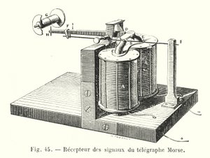 Recepteur des signaux du telegraphe Morse de European School