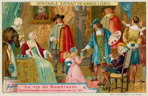 Rembrandt Pinta el Retrato de Jan Six de European School