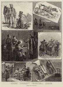 Vida de ladrón en Hungría (grabado) de European School