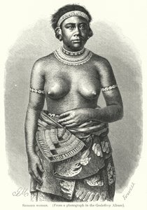 Mujer samoana de European School