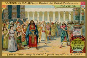 Sansón insta a los israelitas a liberarse