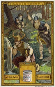 Escena del Cantar de los Nibelungos de European School