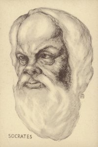 Sócrates (c469 a.C.-399 a.C.), filósofo de la Antigua Grecia (litografía) de European School