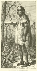 Hechicero de Paraguay (grabado) de European School