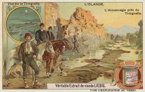 La falla de Almannagla y vistas de Thingvalla de European School