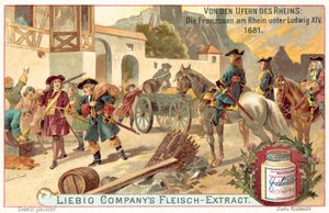 El ejército francés bajo Luis XIV en el Rin, 1681