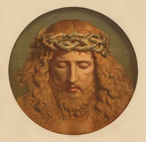 La Cabeza de Cristo (litografía en color)