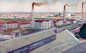 Los molinos de yute de la Cia Nacional de Tecidos de Juta, Fabrica Sant