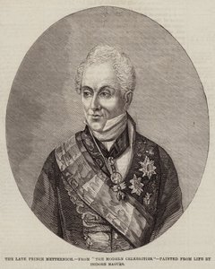 El difunto príncipe Metternich de European School