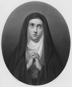 La Monja, del cuadro de la Colección Real (grabado) de European School