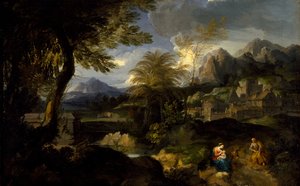 El descanso en la huida a Egipto de European School