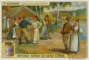 La danza de los tejedores en Dalarna de European School