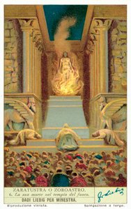 La muerte de Zoroastro en el Templo de Fuego de European School