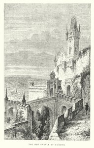 El viejo castillo de Coburg (grabado) de European School