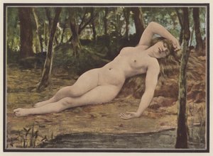 La siesta (lito de color)