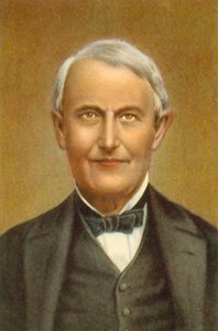 Thomas Edison (litografía en color)