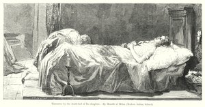 Tintoretto junto al lecho de muerte de su hija