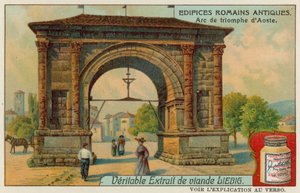 Arco de triunfo de Augusto en Aosta de European School