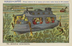 Autobús submarino en el año 2000 de European School