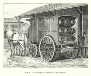 Coche para el transporte de gas comprimido de European School