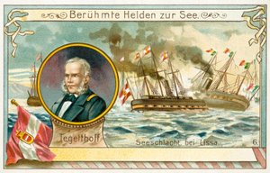 Wilhelm von Tegetthof, almirante austriaco, y la Batalla de Lissa