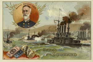 William Sampson, almirante estadounidense, Guerra Hispanoamericana, 1898 de European School