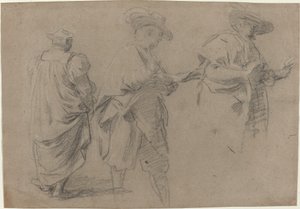 Un juez y dos abogados caballeros de Eustache Le Sueur